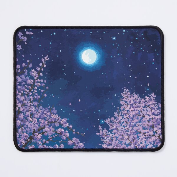 Item preview, The full moon and cherry blossoms designed and sold by FathilaAlhmd.