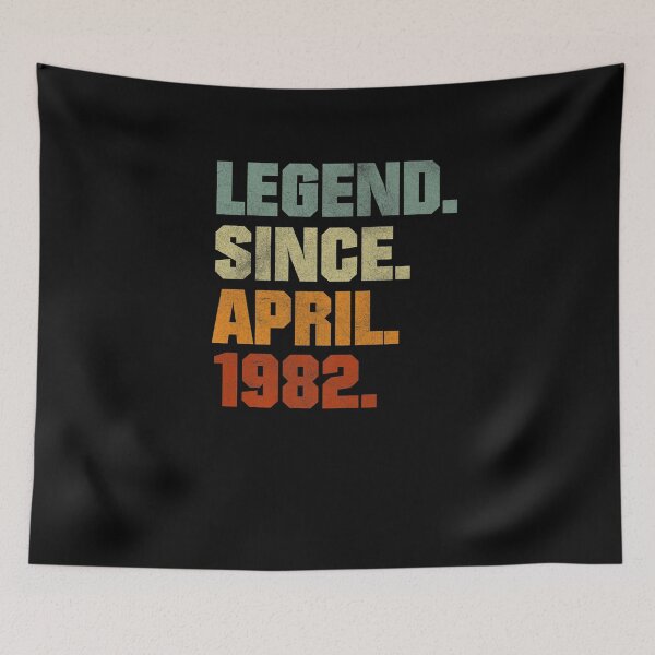 Item preview, Vintage Men Women 40th Birthday Legend Since April 1982 Premium  designed and sold by JoepHeere.