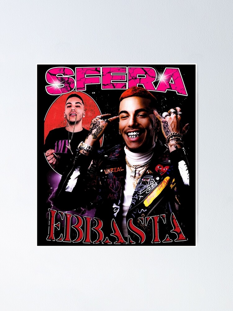 Sfera Ebbasta poster (unofficial artwork)