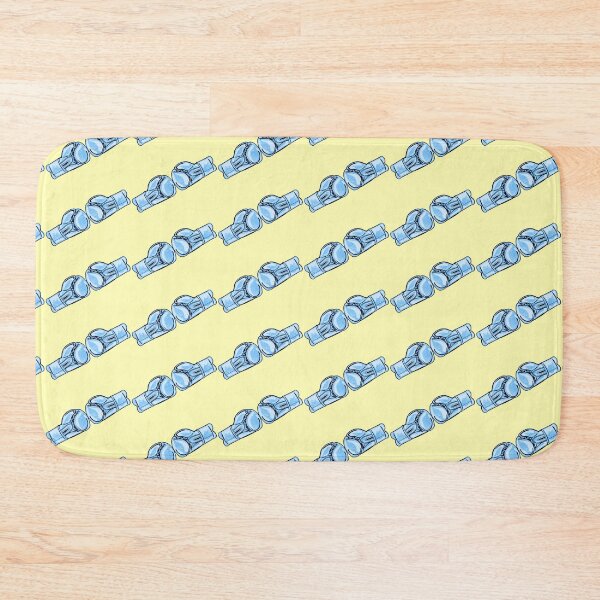 Item preview, Blue Boxing Gloves With Yellow Background  designed and sold by missmann.
