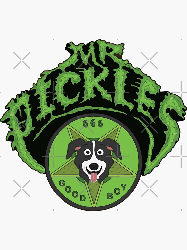 Mr Pickles Pentagram sticker