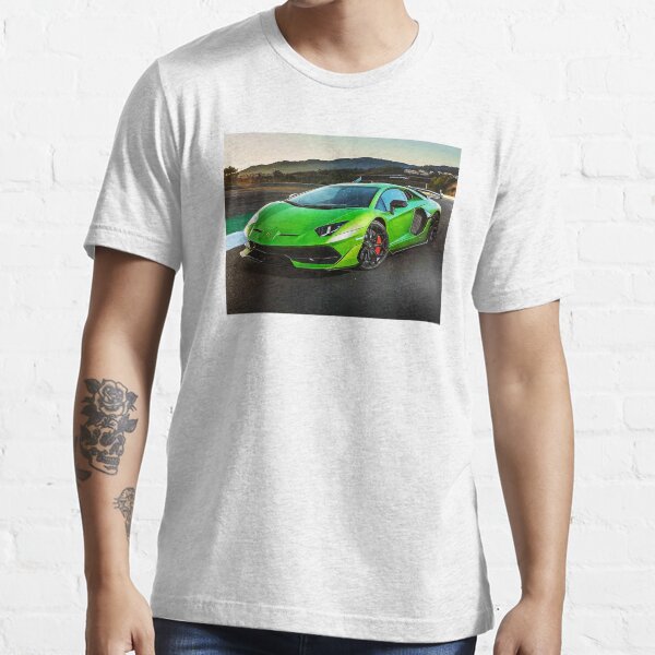 Lamborghini Aventador SVJ verte T-shirt essentiel