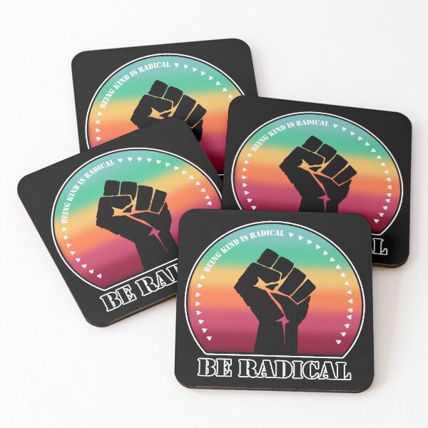 Item preview, Being Kind is Radical. Be Radical. (Sunset) designed and sold by MyThingNow.