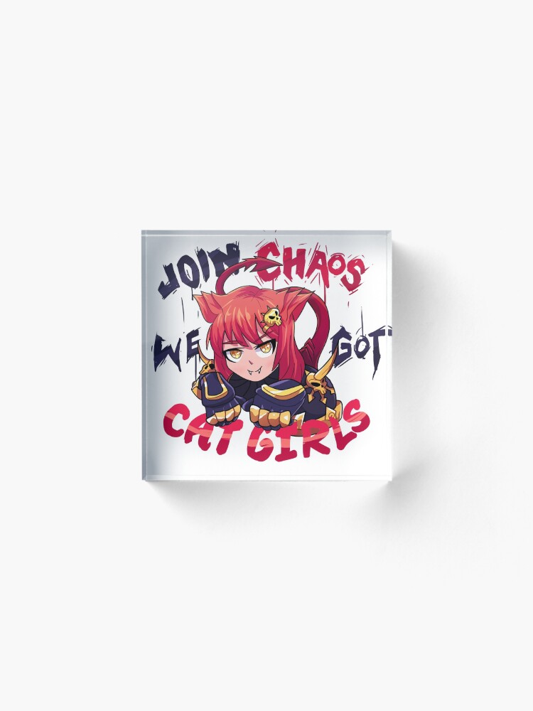 Join Chaos, we got Cat Girls! Magnet for Sale by Skyao