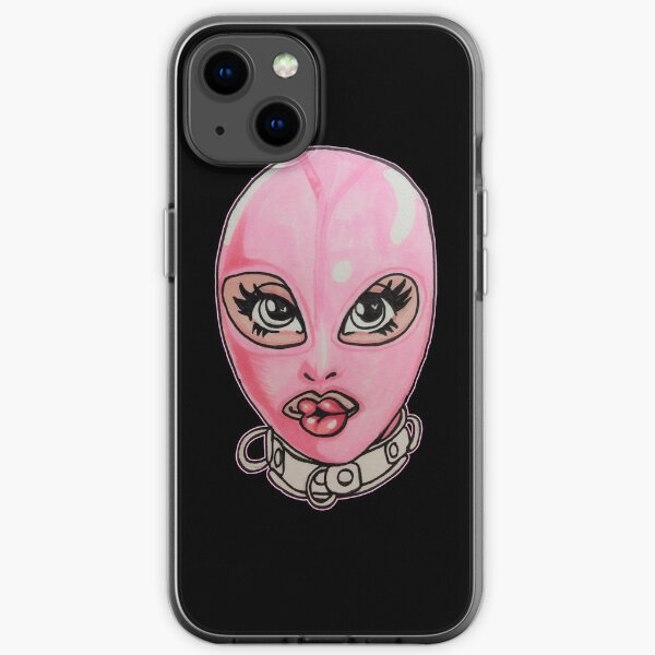 Pink Latex Hood iPhone Soft Case