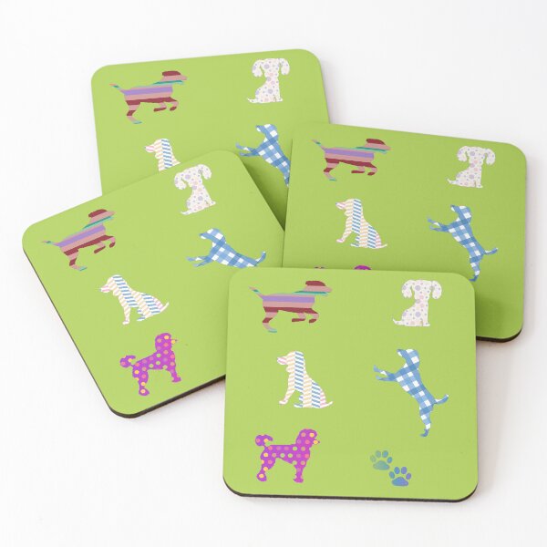 Item preview, Bright and Colorful Patchwork Pups - for Dog Lovers! designed and sold by CreateShape.