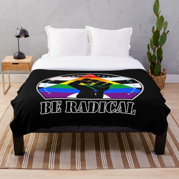 Item preview, Ser amable es radical. Sé radical. (Bandera recta aliada) designed and sold by MyThingNow.
