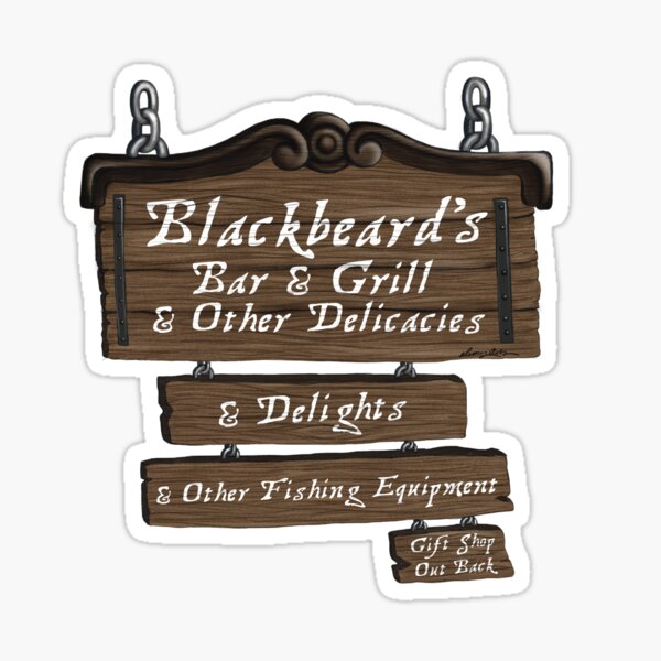 Blackbeard’s Bar and Grill Sticker