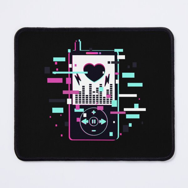 Item preview, malfunction glitch gradient music player designed and sold by Fine Art California.