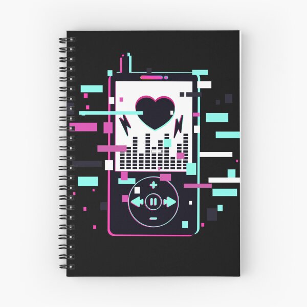 Item preview, malfunction glitch gradient music player designed and sold by Fine Art California.