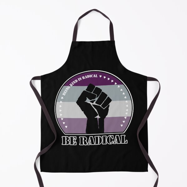 Item preview, Being Kind is Radical. Be Radical. (Asexual Pride Flag) designed and sold by MyThingNow.