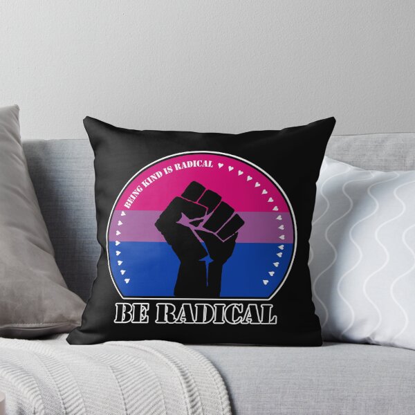 Item preview, Being Kind is Radical. Be Radical. (Bisexual Pride Flag) designed and sold by MyThingNow.