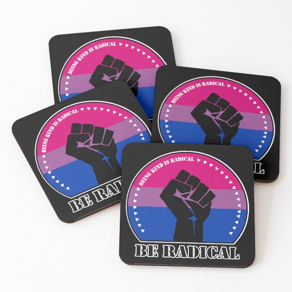 Item preview, Being Kind is Radical. Be Radical. (Bisexual Pride Flag) designed and sold by MyThingNow.