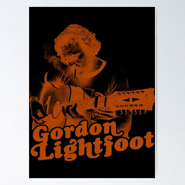 Item preview, Gordon Lightfoot ))(( Carefree Country Folk Fan Art  designed and sold by KathleenPe8784.