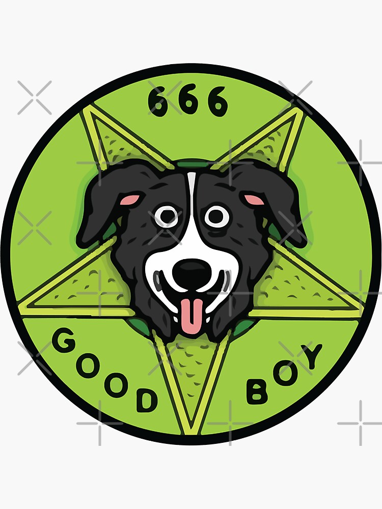 Mr Pickles Pentagram sticker