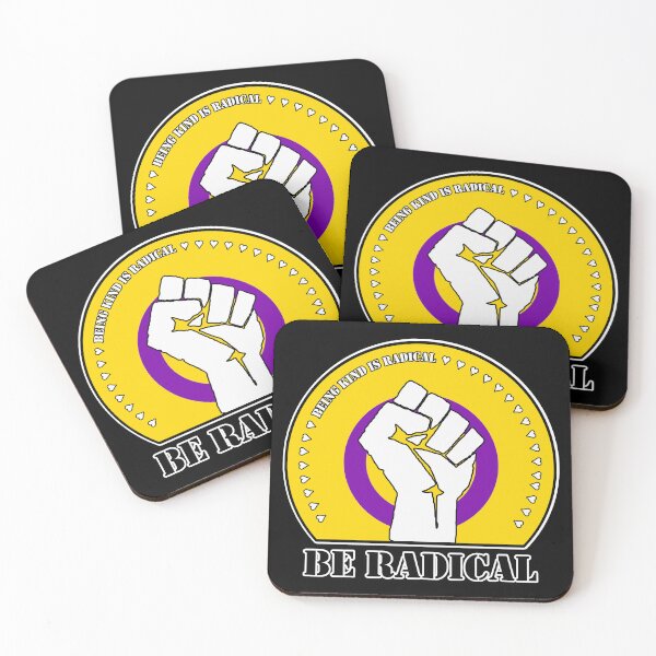 Item preview, Being Kind is Radical. Be Radical. (Intersex Pride Flag) designed and sold by MyThingNow.
