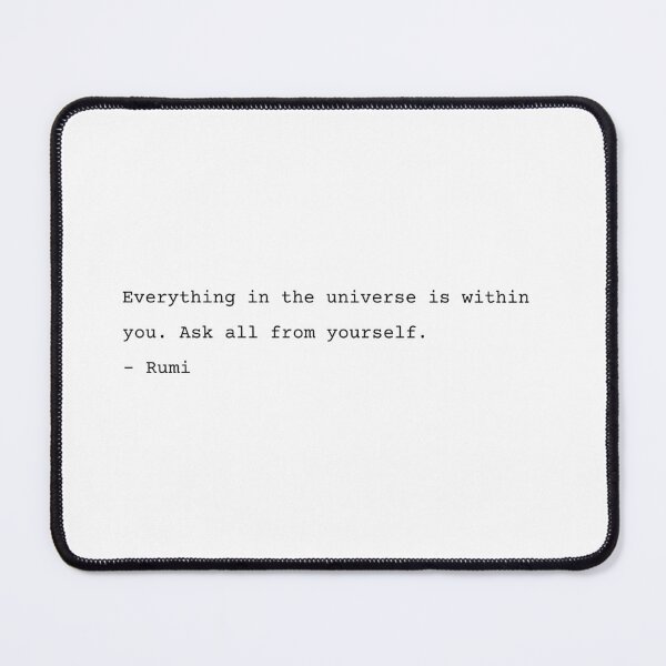 Item preview, Ask all from yourself - Rumi Poetry designed and sold by Ellodee.