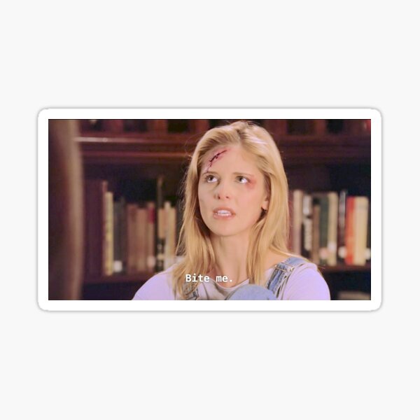 buffy - morsure moi Sticker