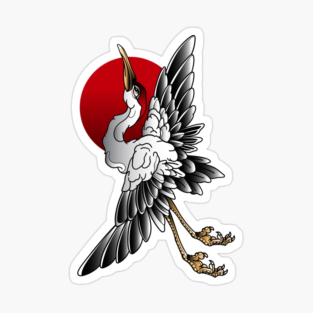 Assassin Tattoo & Piercing - Cranes are known for their grace... their  mating dance is like a ballet, and since they mate for life, they're also a  symbol of loyalty and unwavering