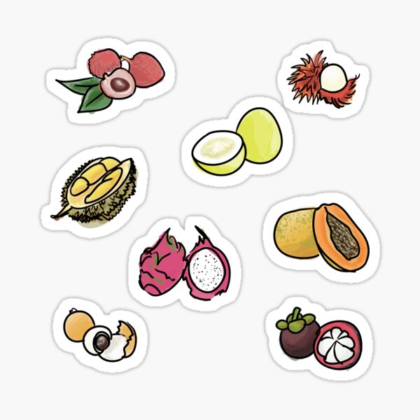 Item preview, Asian Fruits 2016 designed and sold by neanderjane.