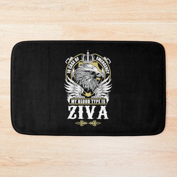 Item preview, Ziva Name T Shirt - In Case Of Emergency My Blood Type Is Ziva Gift Item Tee designed and sold by stacyarmst.