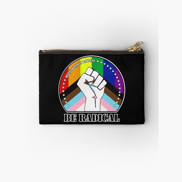 Item preview, Being Kind is Radical. Be Radical. (Progress Pride Flag) designed and sold by MyThingNow.