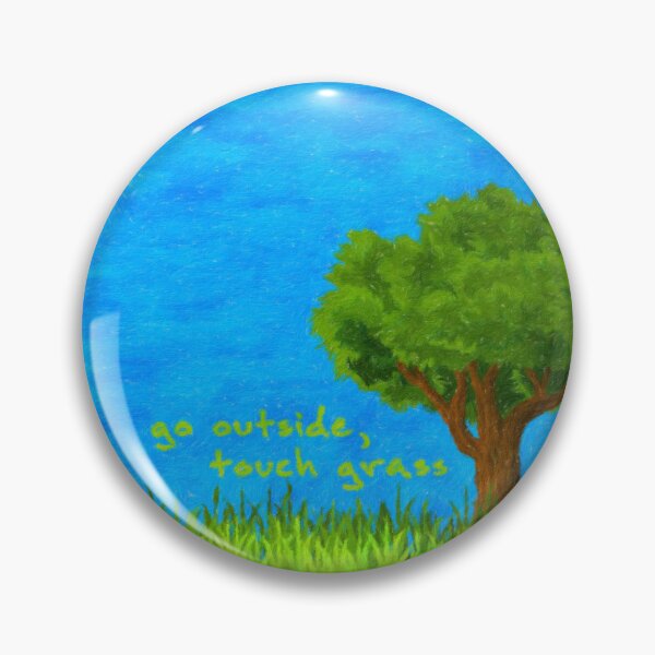 Item preview, Go Outside, Touch Grass Cartoony Art designed and sold by Zeph1.