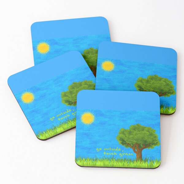Item preview, Go Outside, Touch Grass Cartoony Art designed and sold by Zeph1.