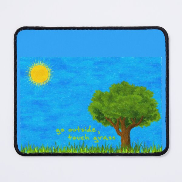 Item preview, Go Outside, Touch Grass Cartoony Art designed and sold by Zeph1.