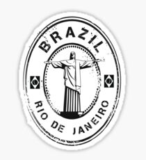 Brazil Stamp Sticker