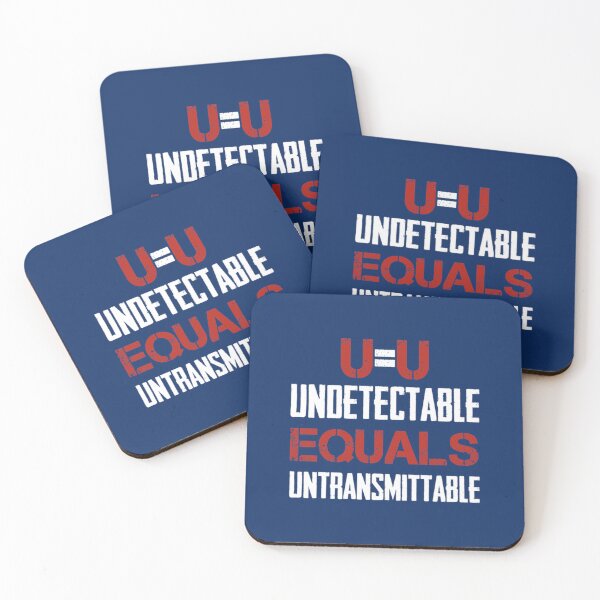 Item preview, U=U Undetectable Equals Untransmittable - HIV Awareness Design   designed and sold by SizzlesStores.