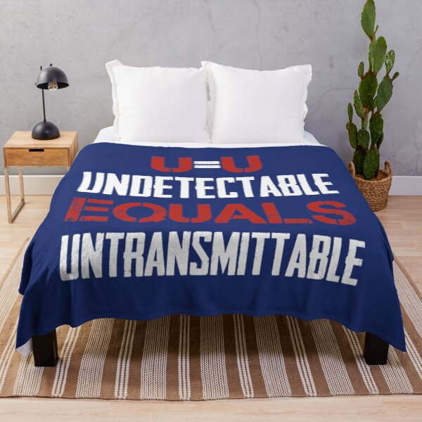 Item preview, U=U Undetectable Equals Untransmittable - HIV Awareness Design   designed and sold by SizzlesStores.