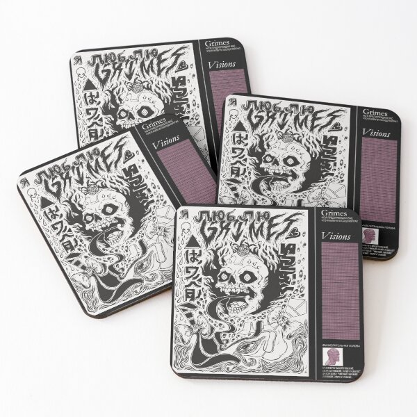 Item preview, grimes - visions cover art Poster designed and sold by cruseqrsamse.