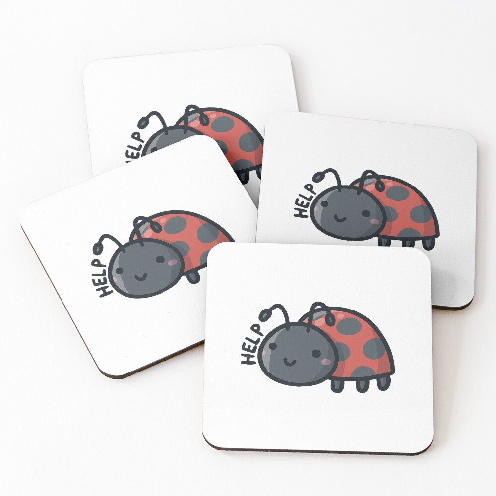 Item preview, Coasters (Set of 4) designed and sold by helpillust.