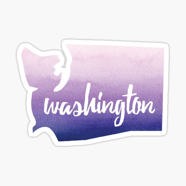Washington [purple] Sticker