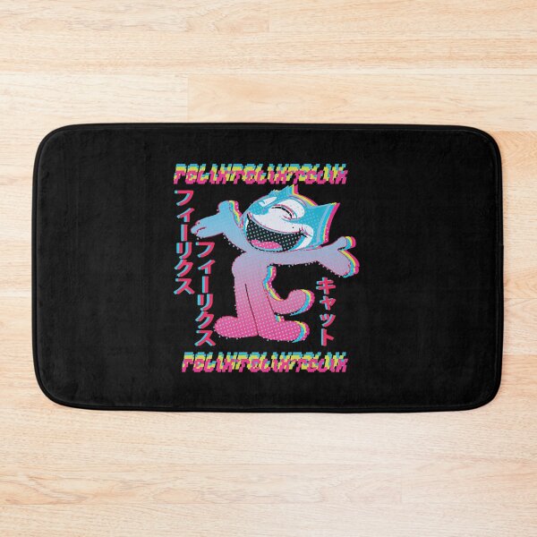 Item preview, Felix the Cat Vaporwave Otaku Style Anime Felix Cat Katakana Glitch Style  designed and sold by DonaldSmit4436.
