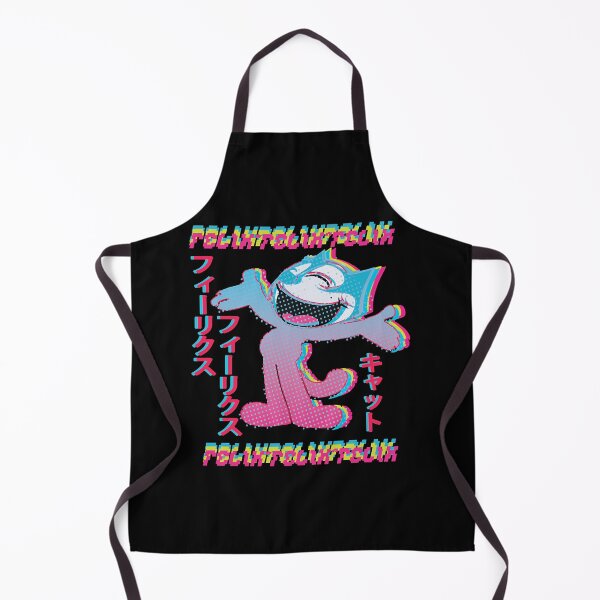 Item preview, Felix the Cat Vaporwave Otaku Style Anime Felix Cat Katakana Glitch Style  designed and sold by DonaldSmit4436.