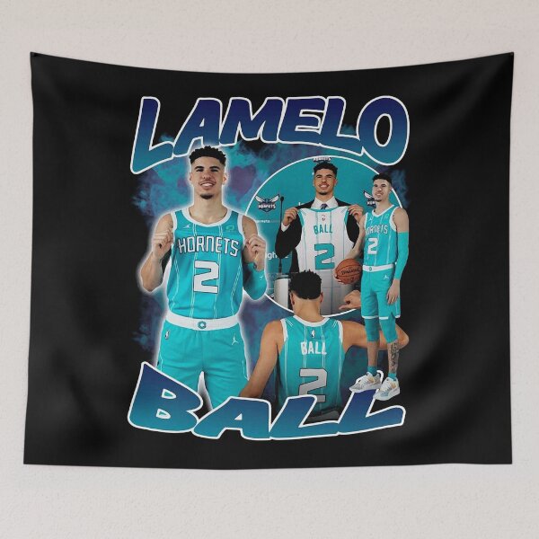 Item preview, Vintage LaMelo Handsome Charlotte Basketball designed and sold by MercadoUS.