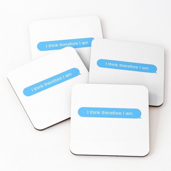 Item preview, Positive quote - I think therefore I am designed and sold by Nilima Bano ⭐⭐⭐⭐.