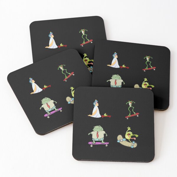 Item preview, Colorful Frog On Skateboard Sticker Pack 2 Sticker designed and sold by DonaldSmit4436.
