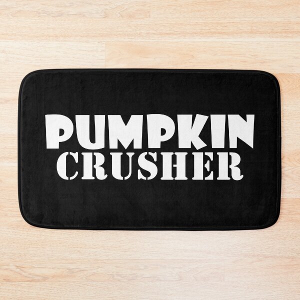 Item preview, Pumpkin Crusher, in White Text designed and sold by MountMercantile.