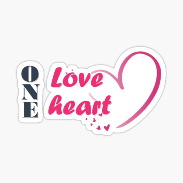 One Love, One Heart Sticker