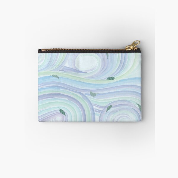 Item preview, Pastel Abstract Art of Air with Swirling Leaves designed and sold by CJAura by Claire Jane Johnson.