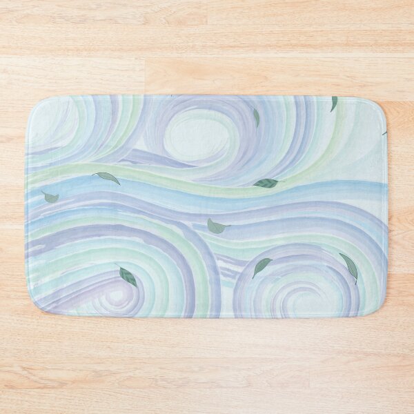 Item preview, Pastel Abstract Art of Air with Swirling Leaves designed and sold by CJAura by Claire Jane Johnson.