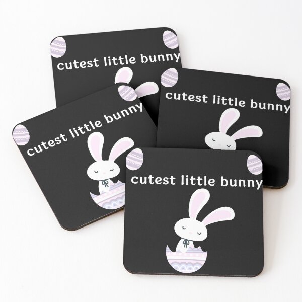Item preview, Cutest Little Bunny 【Black ver.】With Egg designed and sold by wSmileFlowerw.