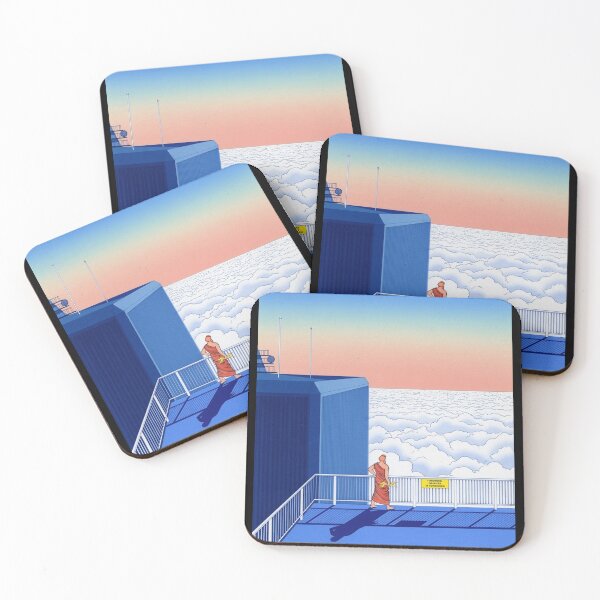 Item preview, Guy Billout on Clouds Canvas Print designed and sold by cruseqrsamse.