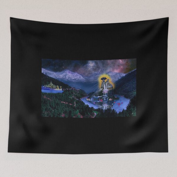 Item preview, Laxmi Narayan On Akshaya Tritiya In Dream World Canvas Print designed and sold by burmanybmorg.