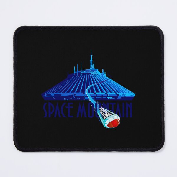 Item preview, Space Mountain Retro Style - Navy Blue Text designed and sold by HamzaZijlmans.