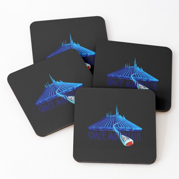 Item preview, Space Mountain Retro Style - Navy Blue Text designed and sold by HamzaZijlmans.