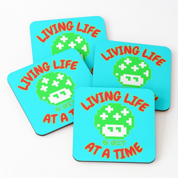 Item preview, LIVING LIFE 8BIT AT A TIME designed and sold by madscArt.